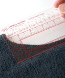 Knitting Needle Gauge and Ruler